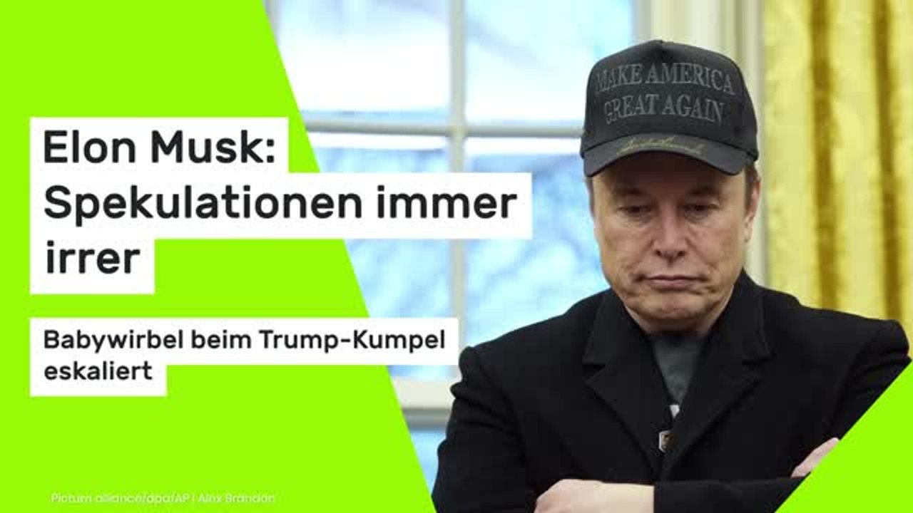 Elon Musk: Spekulationen immer irrer: Babywirbel beim Trump-Kumpel eskaliert
