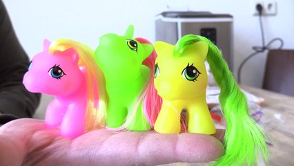 MY LITTLE PONY-UNBOXING PONY POST HQG1C TROPICAL TREATS NEWBORNS LEMON LIMEADE,WATERMELON FIZZ AND BANANA BREEZE