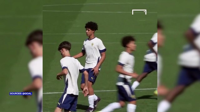 Les débuts de Cristiano Ronaldo Jr avec les U15 du Portugal