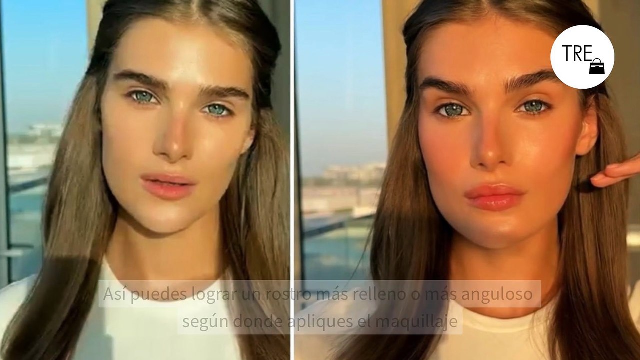 Así puedes lograr un rostro más relleno o más anguloso según donde apliques el maquillaje