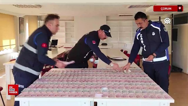 Çorum'da zabıtanın yakaladığı dilencinin üzerinden 50 bin 145 lira çıktı