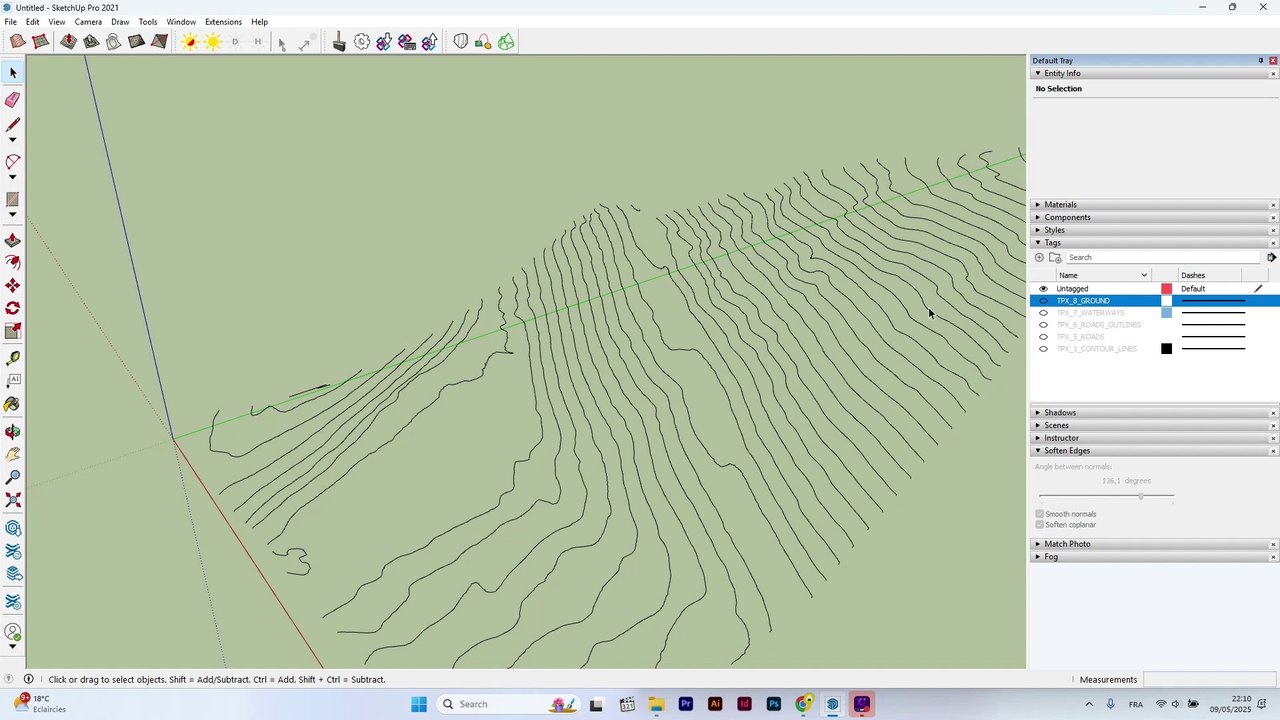 TopoExport.com - How to Create Contour Lines in SketchUp