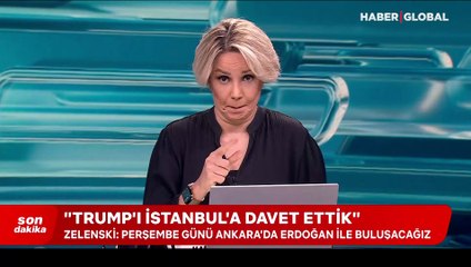 Zelenski: Trump'ı İstanbul'a davet ettik