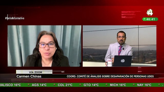 Carmen Chinas habla sobre el aumento de desapariciones por reclutamiento en jóvenes