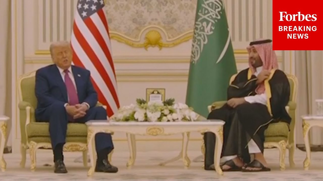 President Trump And Crown Prince MBS Hold Bilat...
