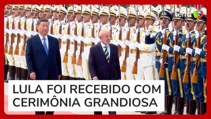 Veja imagens da recepção de Xi Jinping a Lula com honras de chefe de Estado para reunião na China