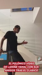 El polémico vídeo de Lamine con sus amigos tras el Clásico