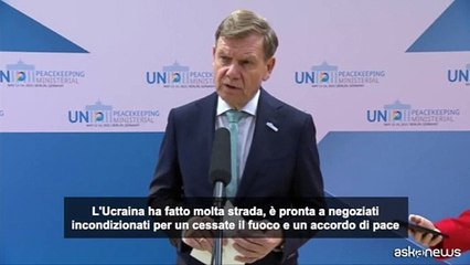 Germania: "Russia non lasci sedia vuota, partecipi se vuole la pace"
