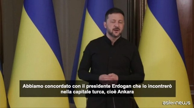 Zelensky: pronto a incontrare Putin, faremo tutto il possibile