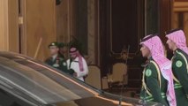 Trump’s Exit Met with Unblinking Look from Saudi Crown Prince