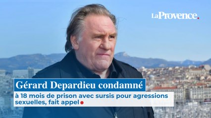 Gérard Depardieu condamné à 18 mois de prison avec sursis pour agressions sexuelles, fait appel