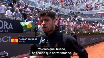 Carlos Alcaraz: "El objetivo ahora es llegar a todas las semifinales"