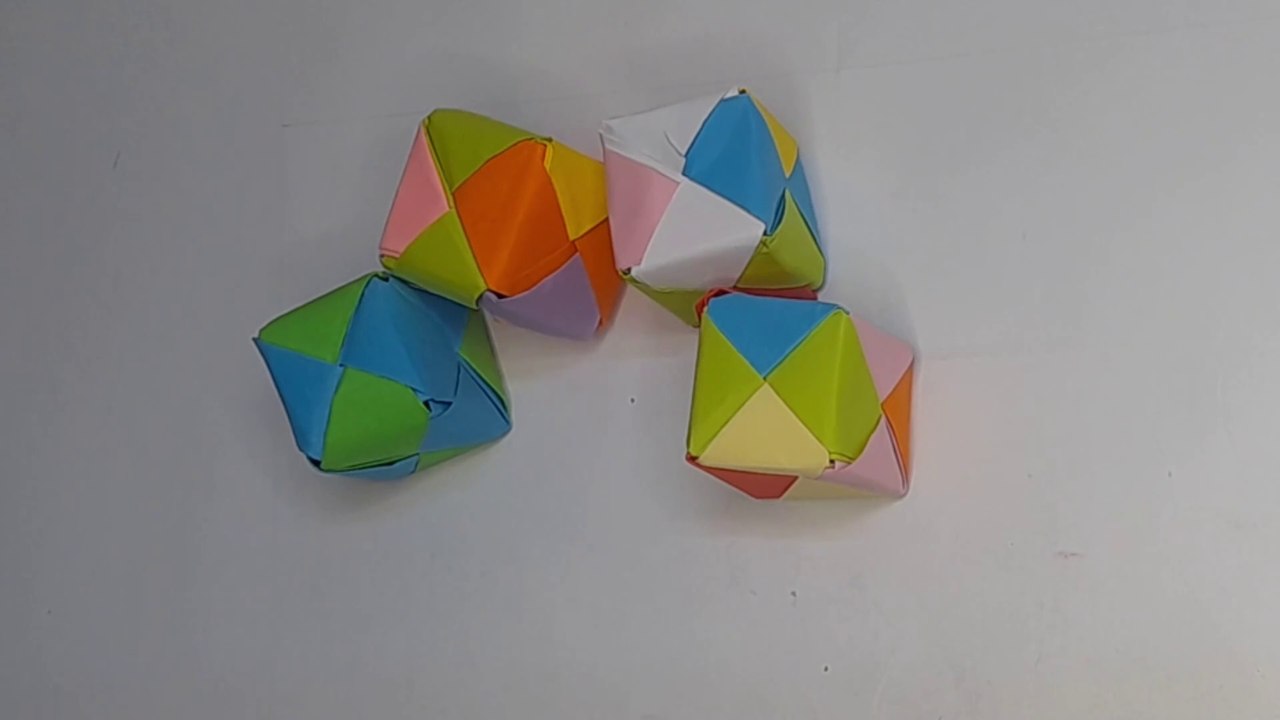 How to Make Colorful Paper Blocks | Easy 3D DIY Paper Craft Tutorial