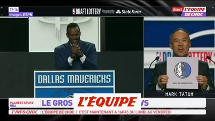 Dallas remporte le premier choix de la Draft NBA, San Antonio le deuxième - Basket - NBA