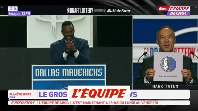 Dallas remporte le premier choix de la Draft NBA, San Antonio le deuxième - Basket - NBA