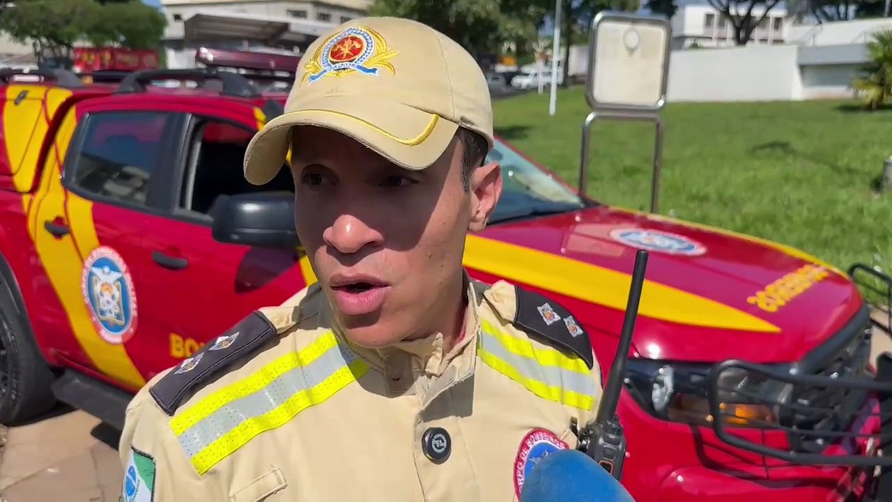 Casal sofre ferimentos após queda de moto no contorno da Santos Dumont