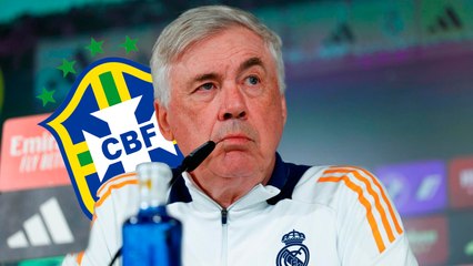Ancelotti sobre su marcha a Brasil: "Seré entrenador de la selección a partir del día 26, ahora soy entrenador del Real Madrid"