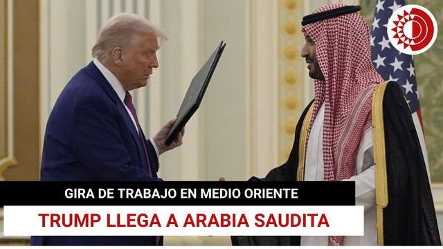 Trump llega a Arabia Saudita, primera parada de una gira en Medio Oriente