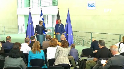 Μητσοτάκης - Μερτς: Στενές σχέσεις Ελλάδας - Γερμανίας αλλά και άλυτα ζητήματα στο μεταναστευτικό