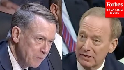 John Hickenlooper Asks Microsoft President How The Company Internally Evaluates Accuracy Of AI Tools