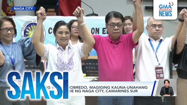 Dating VP Leni Robredo, magiging kauna-unahang babaeng alkalde ng Naga City, Camarines Sur | Saksi