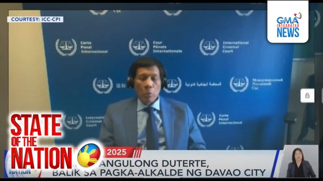 Dating pangulong Duterte, balik sa pagka-alkalde ng Davao City | SONA
