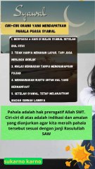 ciri orang yang mendapatkan pahala puasa syawal #motivasidiri