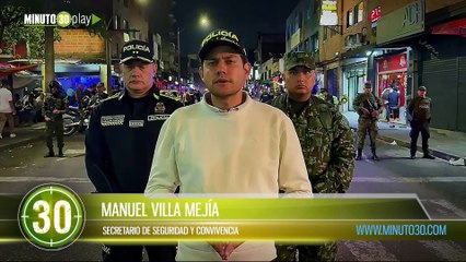 Cierre de 11 focos de inseguridad  Duro golpe en operativo del Centro de Medellín