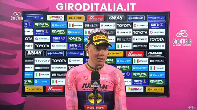 Cycling - Giro d'Italia 2025 - Mads Pedersen : We had to do some damage control