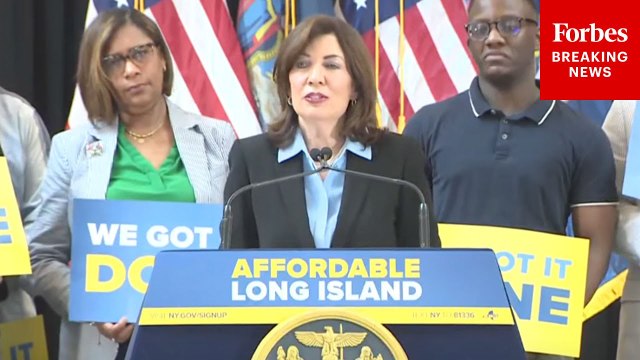 Gov. Kathy Hochul Promotes Efforts To Increase Affordability In Long Island, New York