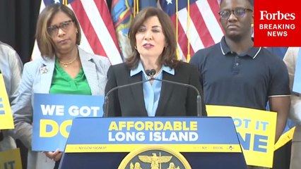Gov. Kathy Hochul Promotes Efforts To Increase Affordability In Long Island, New York