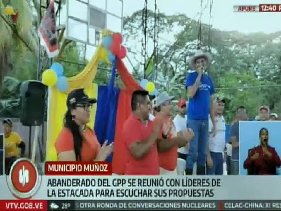 Apure | Candidato por el GPP Wilmer Rodríguez sostuvo encuentro con habitantes de La Estacada
