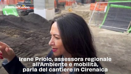 Irene Priolo, assessora regionale all'Ambiente e mobilità, parla del cantiere in Cirenaica