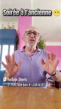 Soirée à l'ancienne chez papi 😬
