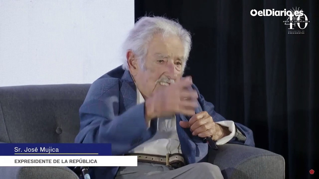 La última aparición de Mujica: "¿Para qué mierd...
