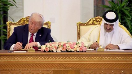 트럼프 "카타르항공, 보잉 160여 대 주문 계약 체결" / YTN