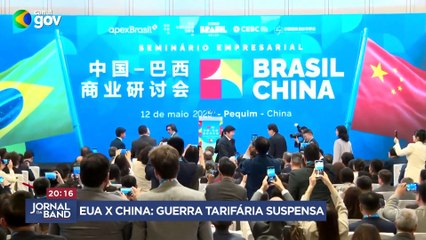 EUA e China chegam a um acordo para suspender guerra comercial por 90 dias