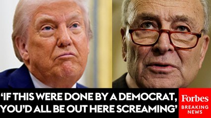 'You Know How Bad It Is': Chuck Schumer Calls On GOP To Show 'Some Outrage' Over Trump's 747 Gift