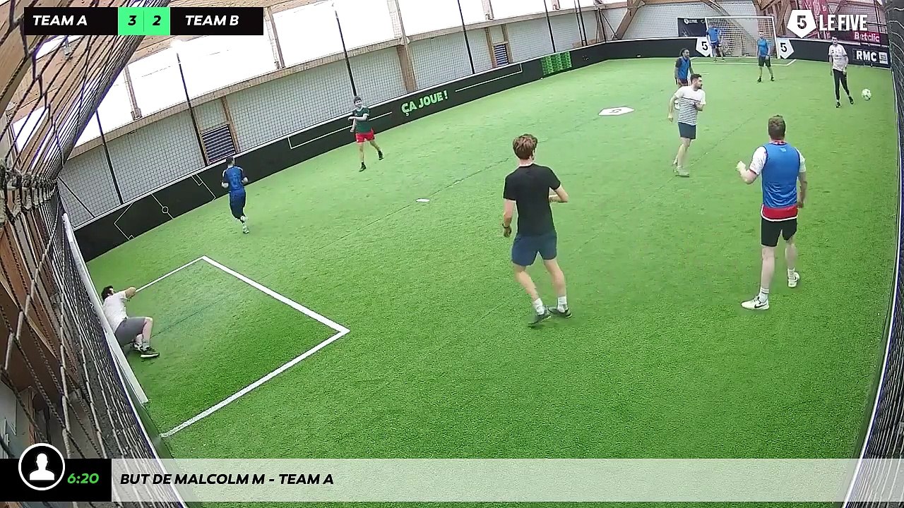 But de Malcolm M - Team A