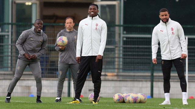 La rifinitura dei rossoneri