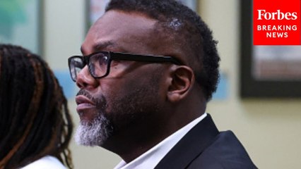 Chicago Mayor Brandon Johnson Holds Press Briefing On Childcare