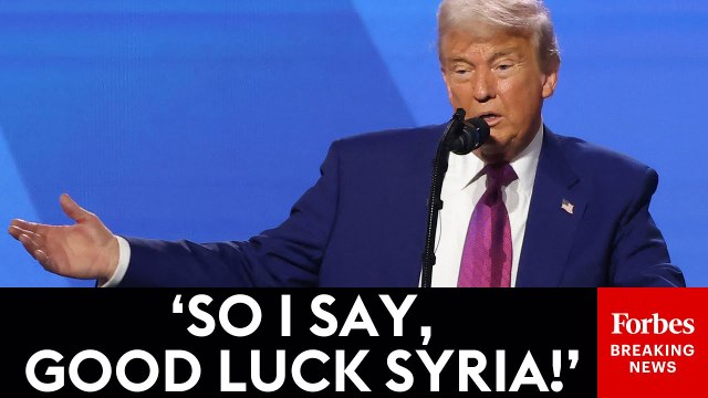 Trump Announces End Of U.S. Sanctions On Syria During Speech In Saudi Arabia