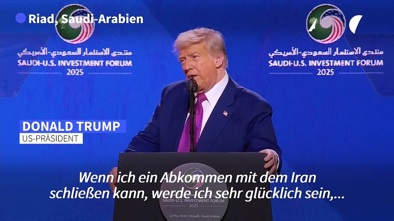 Trump bietet Iran 'Deal' an - und droht mit 'maximalem Druck'