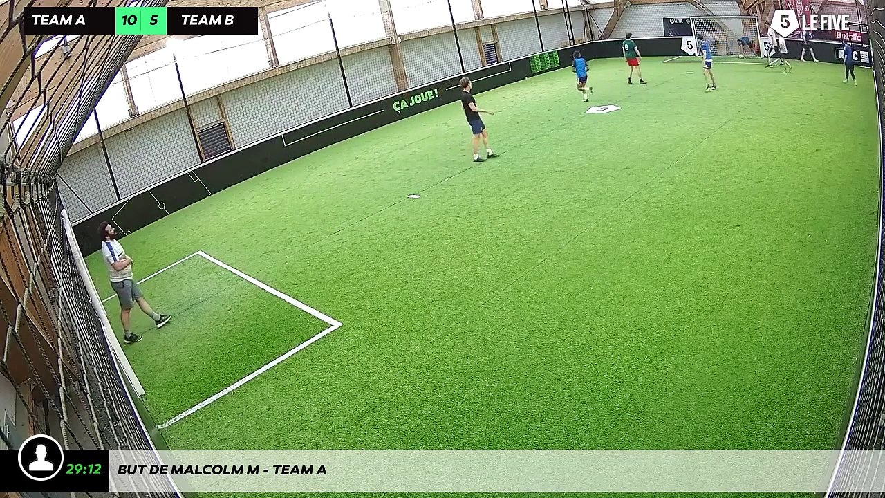 But de Malcolm M - Team A