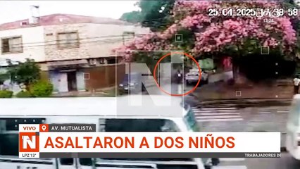 Asaltan a dos menores que salían del colegio en la avenida Mutualista