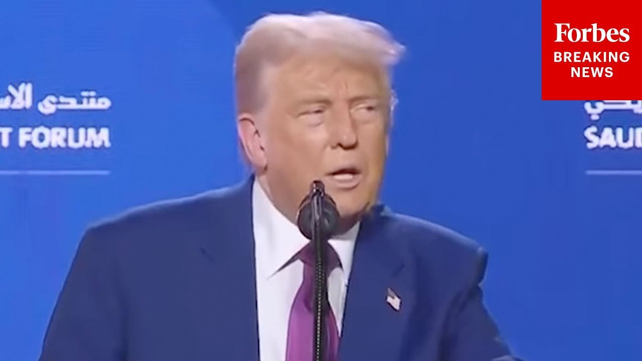 'They Were Shooting At You': Trump Discusses Taking On Houthis During Saudi Arabia Speech