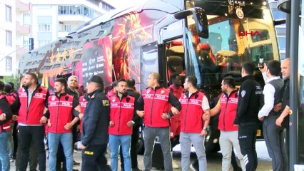 Galatasaray kafilesi, Gaziantep’te