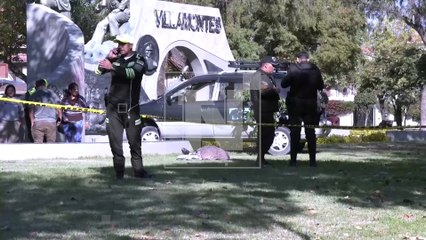 ¡Falleció mientras manejaba! Habría sufrido un infarto y se estrelló en el parque Excombatientes