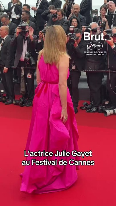 Julie Gayet au Festival de Cannes.