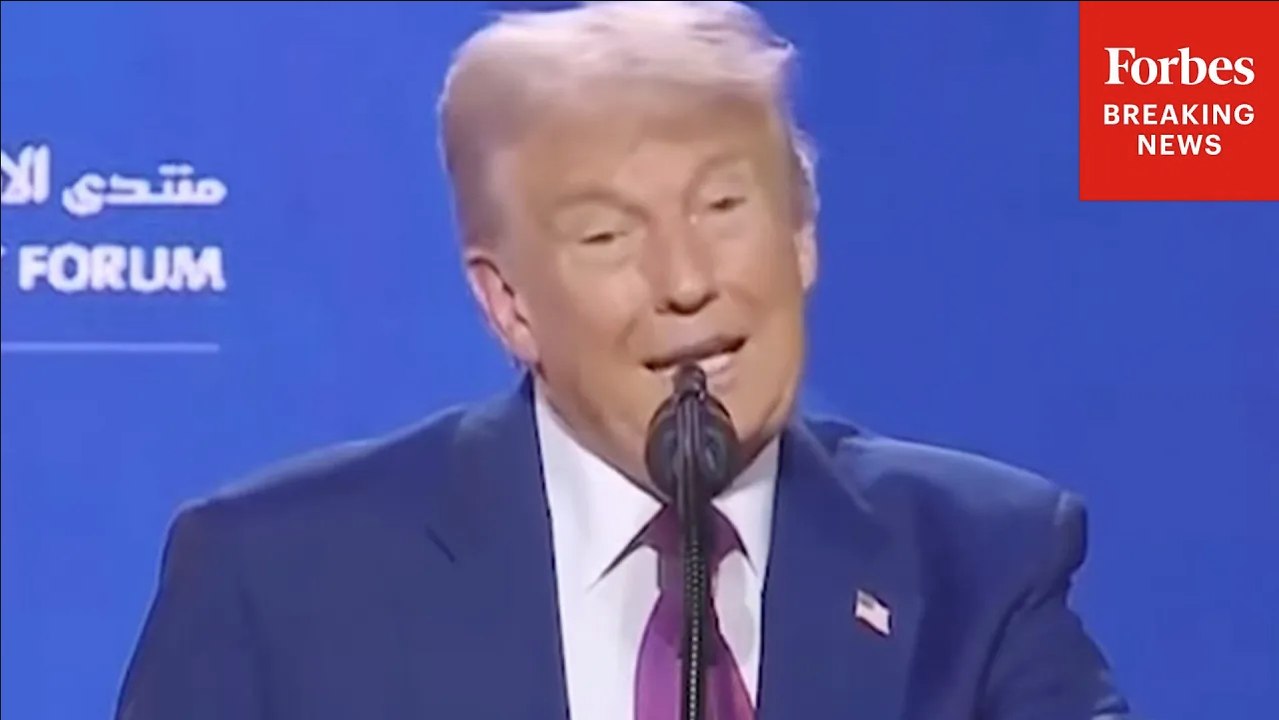 Trump Previews Upcoming Talks In Turkey To Try To End Russia-Ukraine War During Saudi Arabia Speech